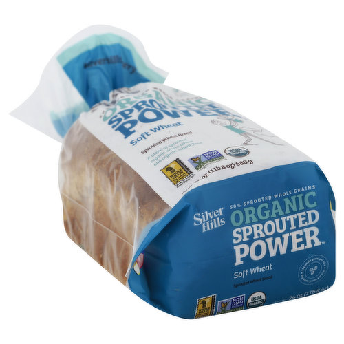 Silver Hills Bread, Sprouted Wheat, Organic, Soft Wheat