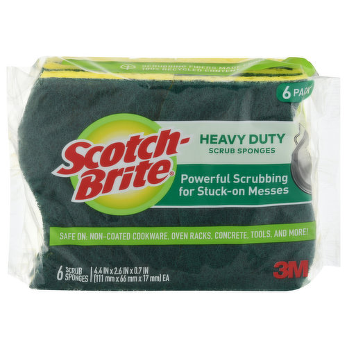 Scotch- Brite Heavy Duty Scrub Sponge (3 Pack)