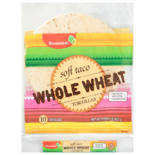 Brookshire's Whole Wheat Tortillas