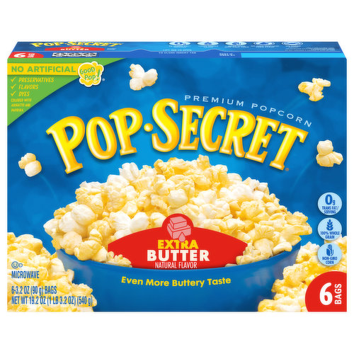 Pop-Secret Popcorn, Extra Butter, Premium