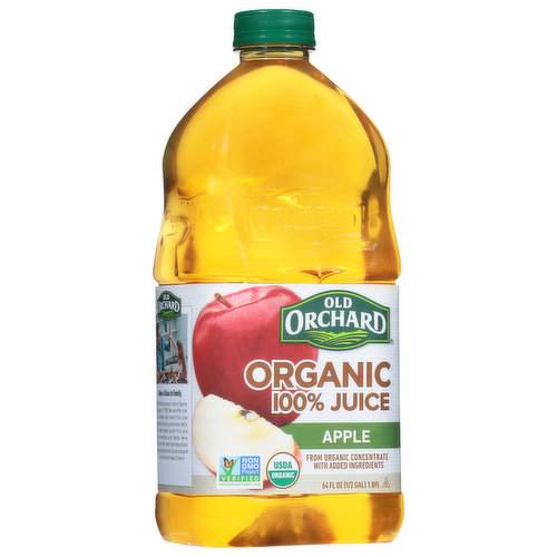 Old Orchard 100% Juice, Organic, Apple - Brookshire's