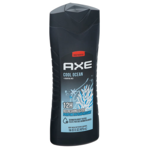 Axe Body Wash, 12H, Cool Ocean - Super 1 Foods