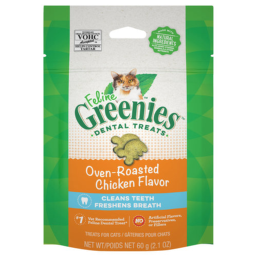 Greenies Oven-Roasted Chicken Flavor Cat Dental Treats