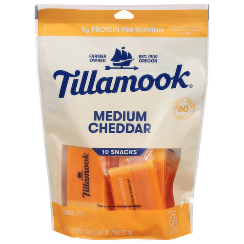 Tillamook Cheese, Cheddar, Medium