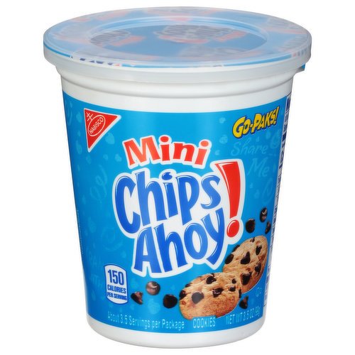 Chips Ahoy! Cookies, Mini, Go-Paks!