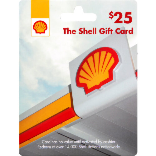 Shell Gift Card, $25