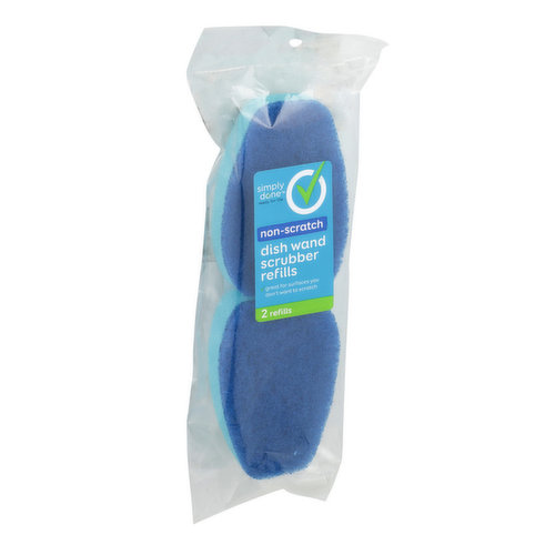 Simply Done Non-Scratch Dish Wand Scrubber Refills