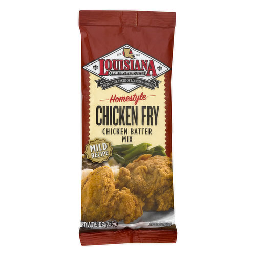 Louisiana Chicken Batter Mix, Seasoned, Crispy Chicken Fry - 5.25 lb