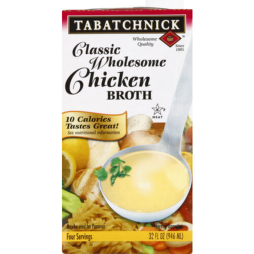 Tabatchnick Broth, Chicken, Classic Wholesome