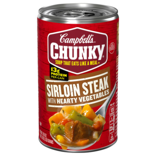 Campbell's Soup, Sirloin Steak with Hearty Vegetables