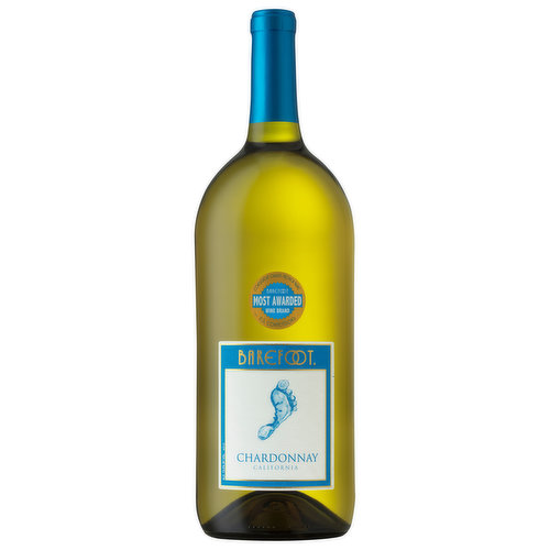 Barefoot Cellars Sauvignon Blanc White Wine, California, 750ml Glass Bottle  