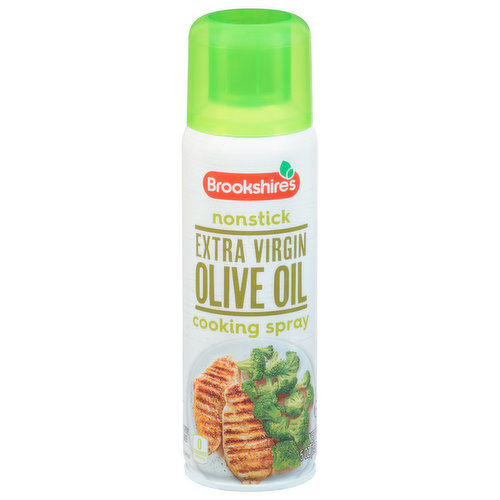 Brookshire's extra virgin olive oil cooking spray is recommended for raw uses like salad dressing, also to pan fry, bake, roast or microwave without the need for additional shortening, butter or margarine. Use on all pans, griddles, baking dishes and utensils for nonstick serving and easy cleanup.