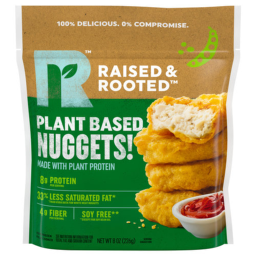 Raised & Rooted Nuggets, Plant Based