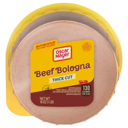 Oscar Mayer Beef Bologna, Thick Cut