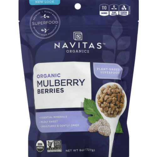 Navitas Berries, Organic, Mulberry