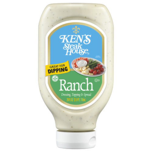 Ken's Steak House Dressing, Topping & Spread, Ranch