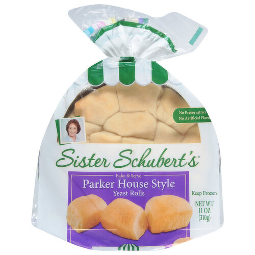 Sister Schubert's Yeast Rolls, Parker House Style