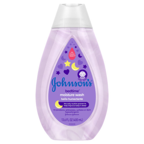 Johnson's Baby Tear Free Shampoo, No Parabens/Phthalates/Sulfates/Dyes,  Fresh, 13.6 Fl Oz