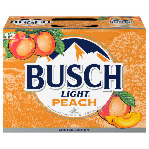 Busch Light Beer, Peach