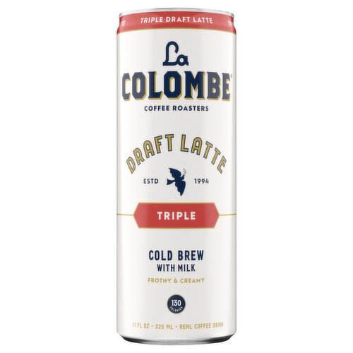 La Colombe Cold Brew, with Milk, Draft Latte, Triple