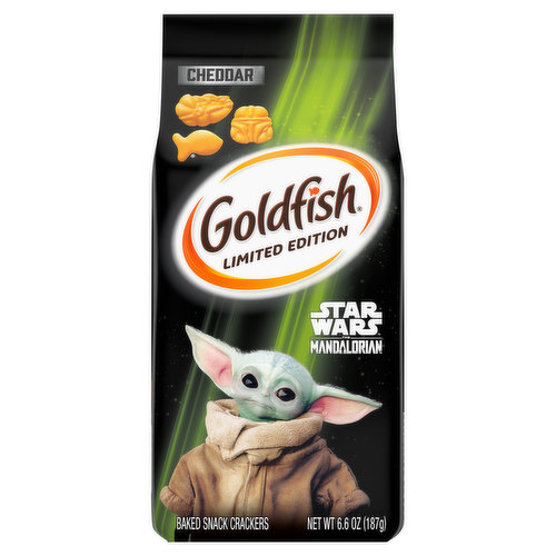 Goldfish Baked Snack Crackers, Cheddar, Star Wars Mandalorian