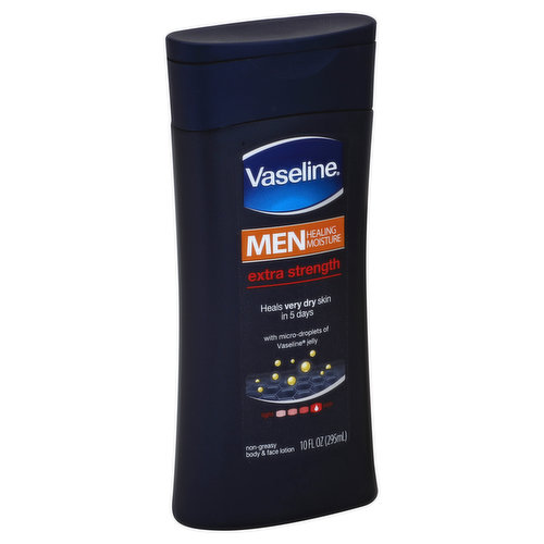 Vaseline Body & Face Lotion, Non-Greasy, Extra Strength