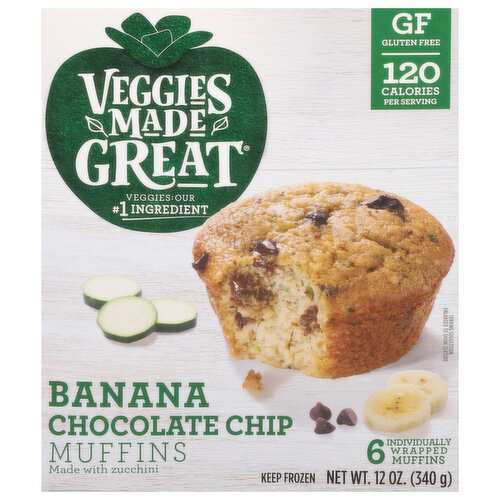 Veggies Made Great Muffins, Banana Chocolate Chip - Brookshire's