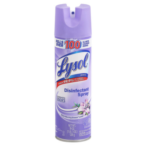 Lysol Disinfectant Spray, Early Morning Breeze Scent