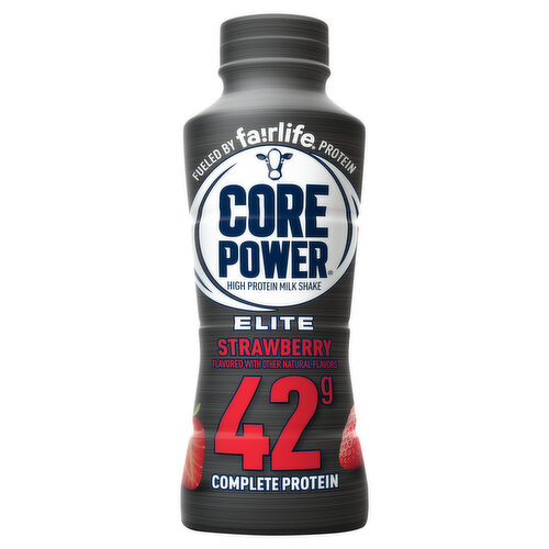 Core Power Milk Shake, High Protein, Strawberry