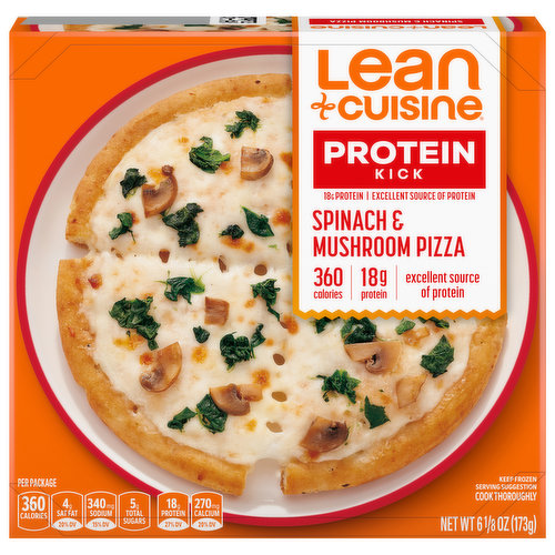 Lean Cuisine Pizza, Spinach & Mushroom