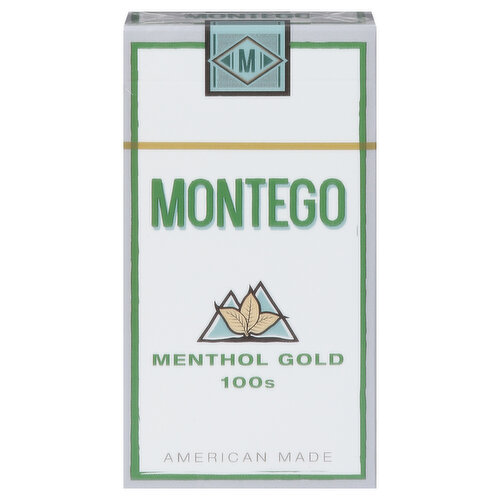 Montego Cigarettes, 100s, Menthol Gold