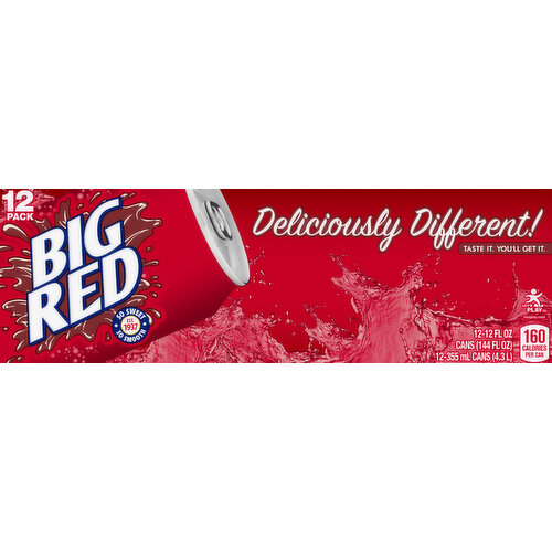 Big Red Soda, 12 Pack