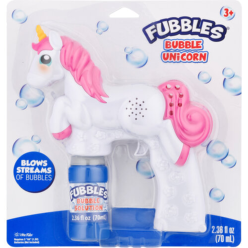 Fubbles Toy, Bubble Unicorn