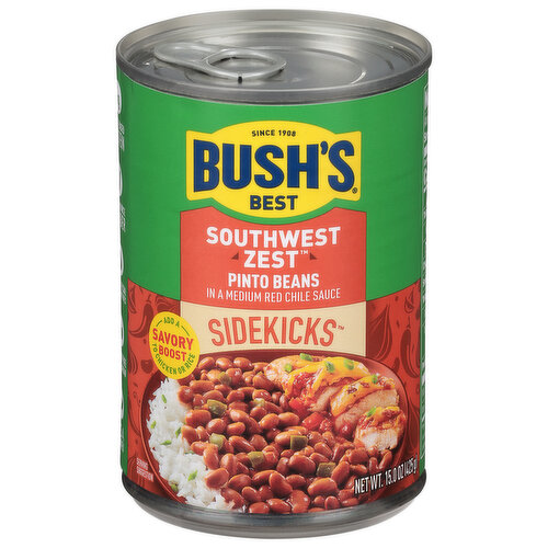 Bushs Best Sidekicks Southwest Zest Pinto Beans