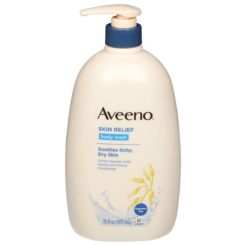 Aveeno Body Wash, Skin Relief, Fragrance Free