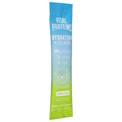 Vital Proteins Hydration + Collagen, Lemon Lime