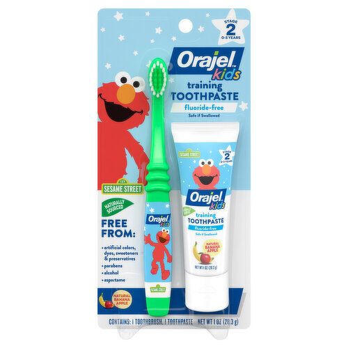 Orajel Toothpaste, Training, Natural Banana Apple