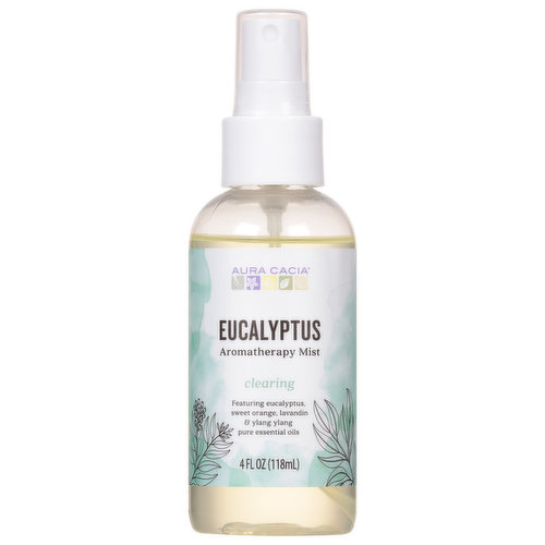 Aura Cacia Pure Essential Oil, Organic, Eucalyptus, Clearing