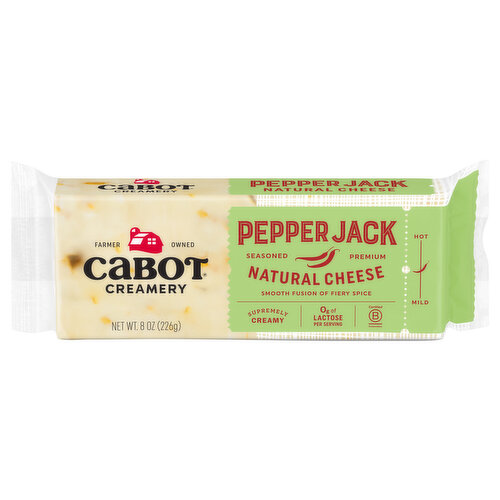 Cabot Creamery Natural Cheese, Pepper Jack