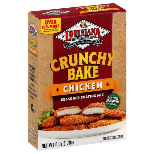 Louisiana Fish Fry Seasoned Coating Mix, Chicken