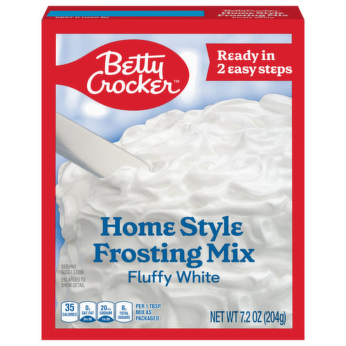 Betty Crocker Frosting Mix, Fluffy White, Home Style