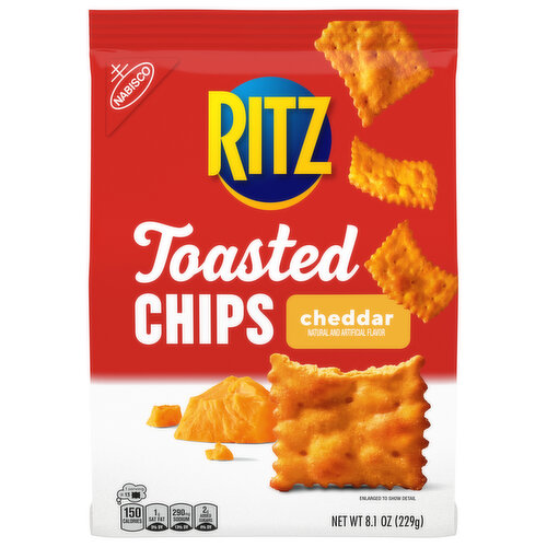 RITZ Toasted Chips Cheddar Crackers