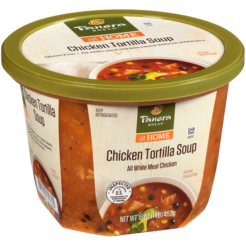 Marketside Chicken Tortilla Soup, Chilled Deli Soup, 16 oz Cup