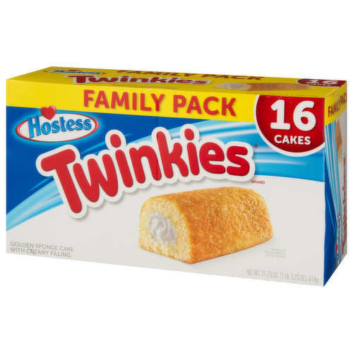 Hostess Sponge Cake, Golden, Family Pack - Brookshire's