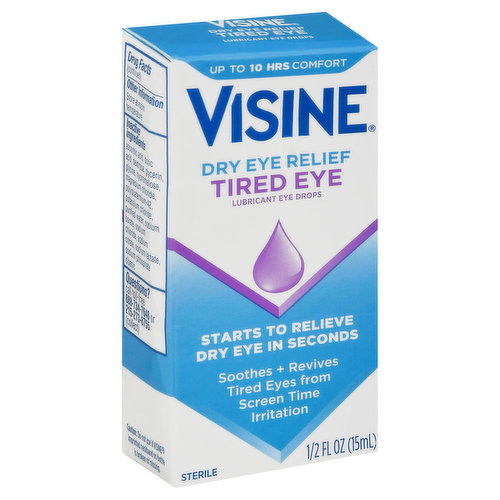 Visine Eye Drops, Tired Eye