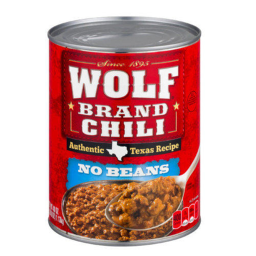 Wolf Brand Chili Wolf Brand Chili No Beans