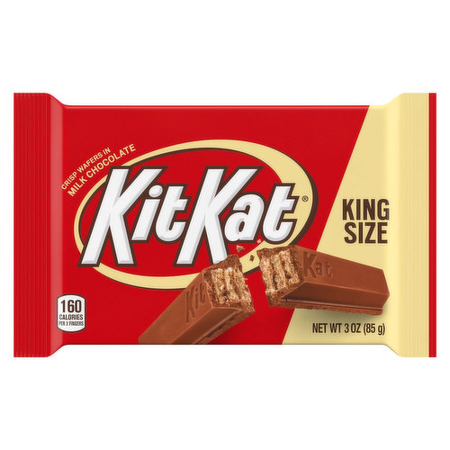 KIT KAT® DUOS Dark Chocolate Mint Wafer King Size Candy Bar, 1 bar