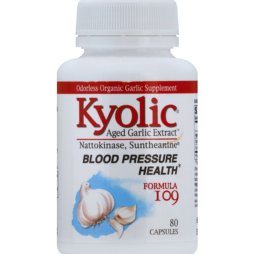 Kyolic Blood Pressure Health, Formula 109, Capsules