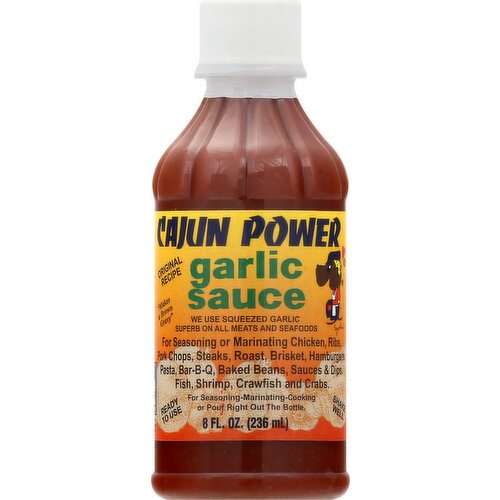 Cajun Power Garlic Sauce, Original Recipe