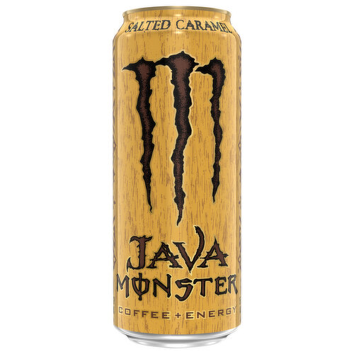 Java Monster Energy Drink, Salted Caramel, Coffee + Energy